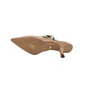 Christian Dior J'Adior Slingback Pump Nude Patent Calfskin In Size 37