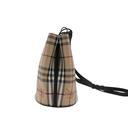 Burberry Small Haymarket Check Lorne Bucket Bag