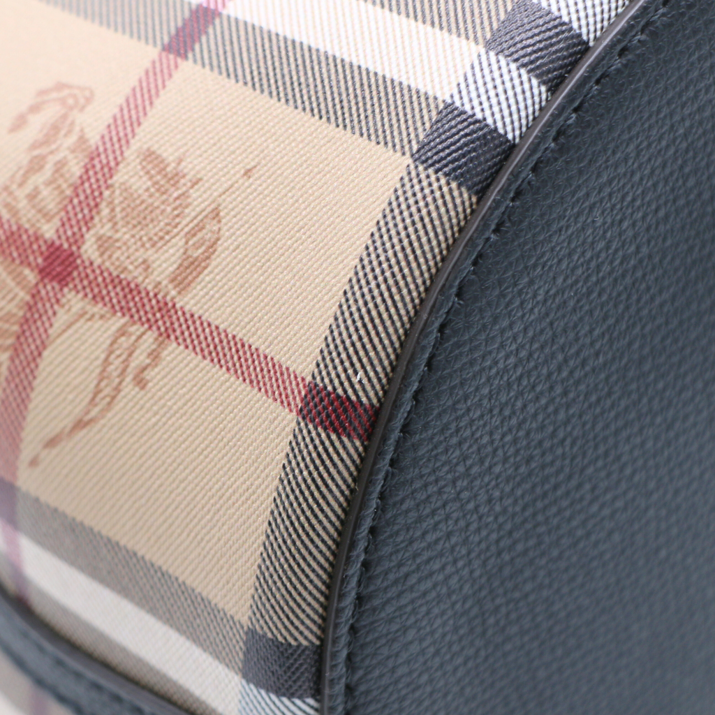Burberry Small Haymarket Check Lorne Bucket Bag