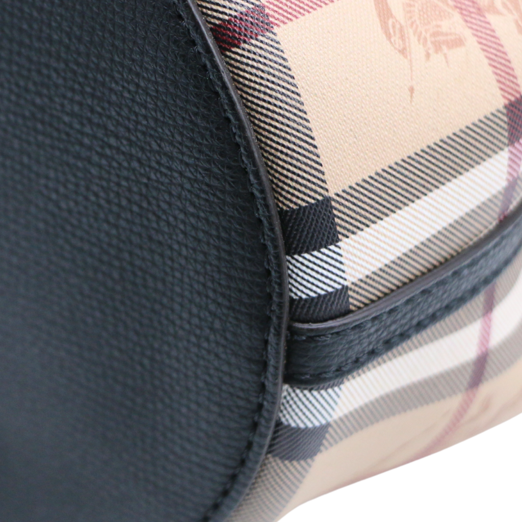 Burberry Small Haymarket Check Lorne Bucket Bag