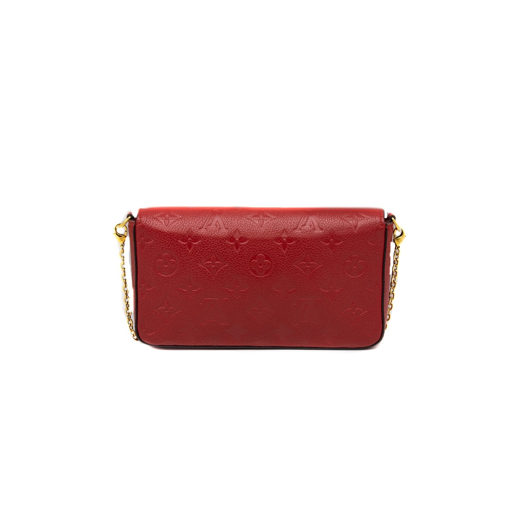  Louis Vuitton  Empreinte Pochette Felicie Chain Wallet 