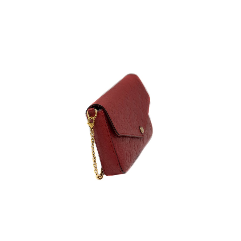  Louis Vuitton  Empreinte Pochette Felicie Chain Wallet 