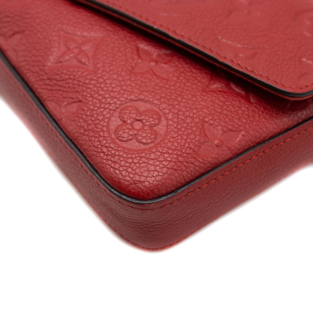  Louis Vuitton  Empreinte Pochette Felicie Chain Wallet 