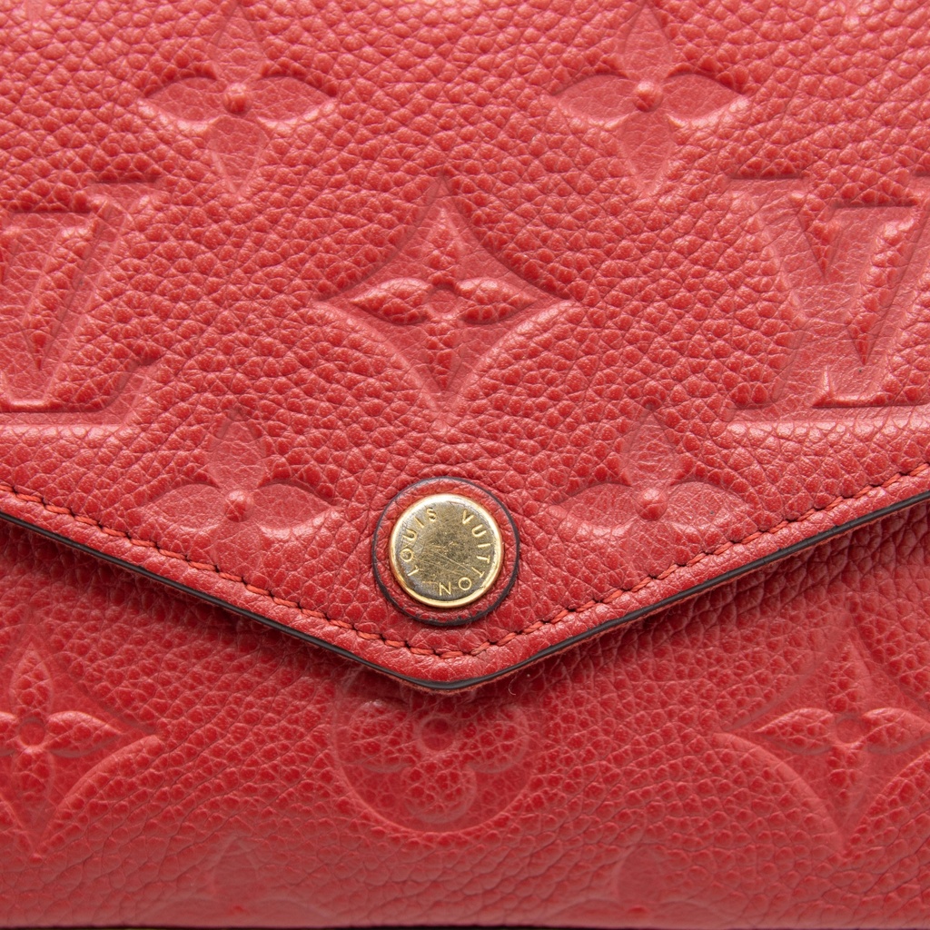  Louis Vuitton  Empreinte Pochette Felicie Chain Wallet 