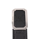 Gucci GG Supreme Belt with G Buckle Black 403941 95 38
