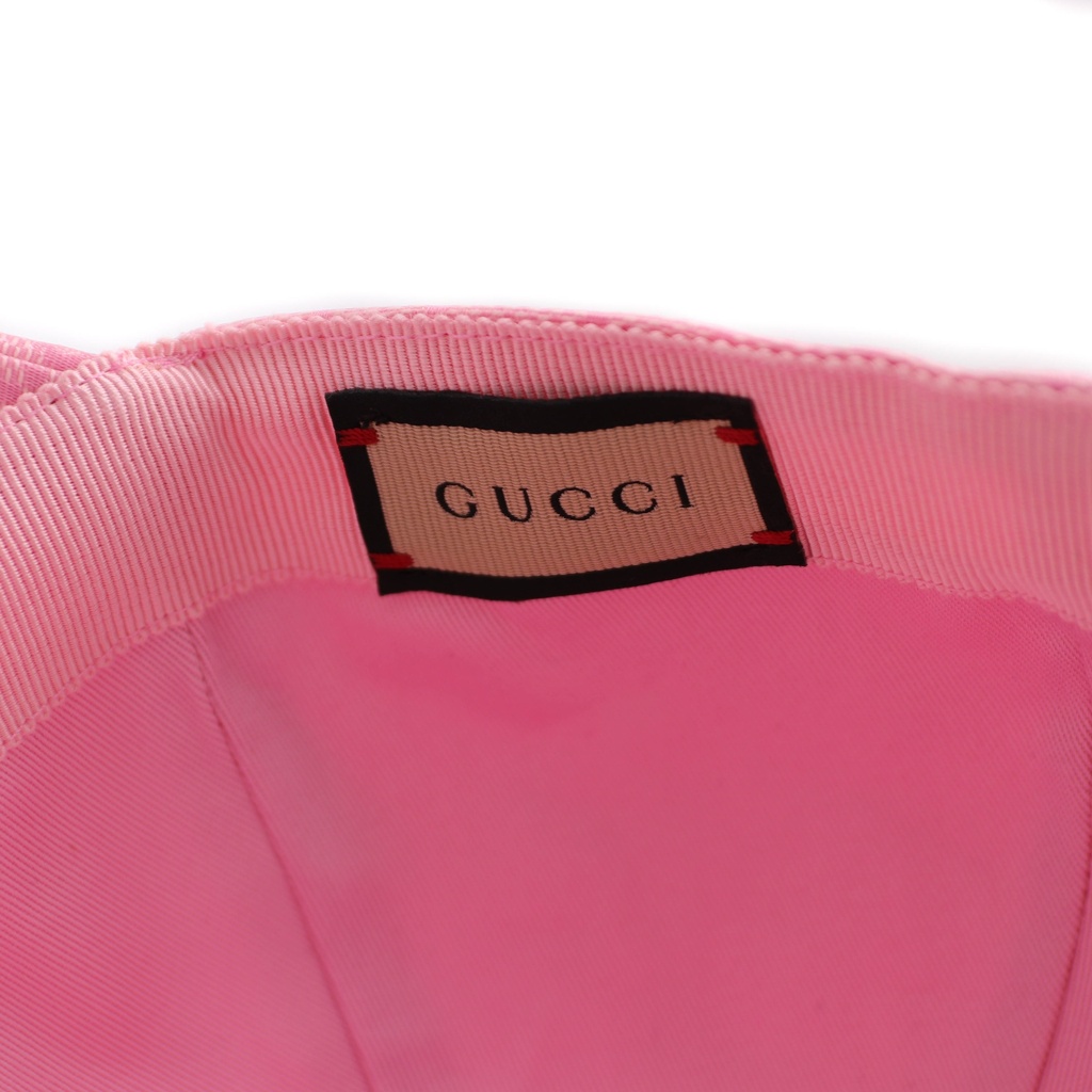 Gucci GG Crystal Baseball Hat Pink760147 Size S