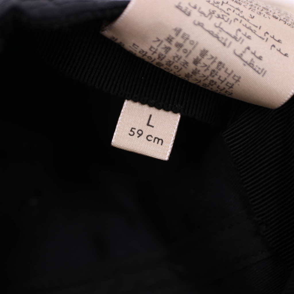 Gucci Large GG Canvas Cap Black 751400