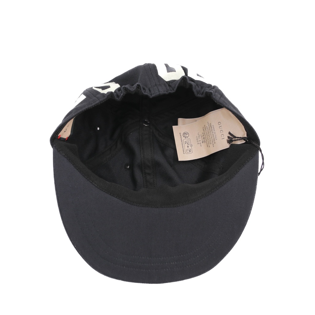 Gucci Large GG Canvas Cap Black 751400