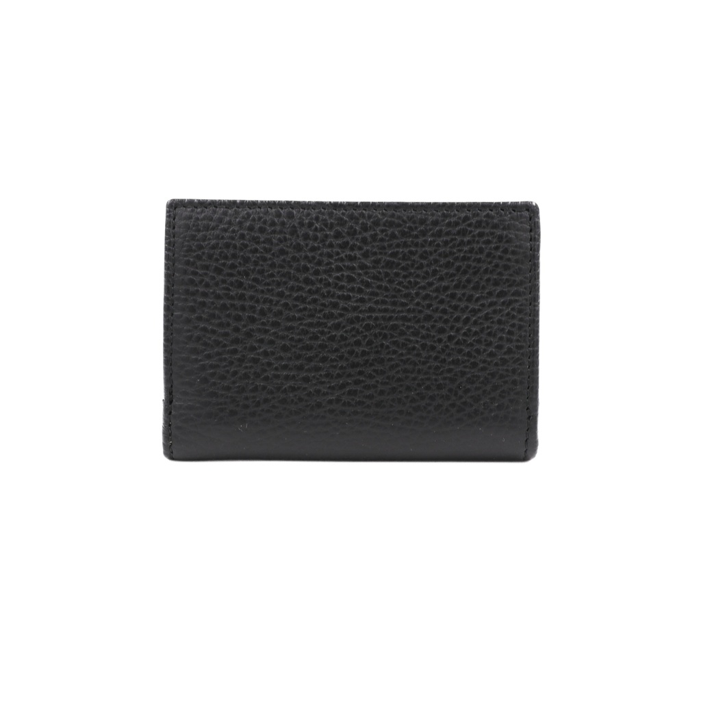 Gucci GG Marmont 644407 Leather Compact Wallet Black