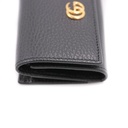 Gucci GG Marmont 644407 Leather Compact Wallet Black