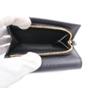 Gucci GG Marmont 644407 Leather Compact Wallet Black