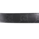 Gucci GG Logo Leather Belt 406831