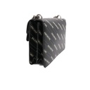 Gucci X BALENCIAGA Calfskin Logo Print Small Dionysus Shoulder Bag Black 400249