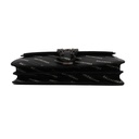 Gucci X BALENCIAGA Calfskin Logo Print Small Dionysus Shoulder Bag Black 400249