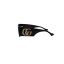 Gucci Rectangular Frame Sunglasses Black and Blue GG1425S
