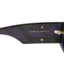 Gucci Rectangular Frame Sunglasses Black and Blue GG1425S