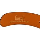 Gucci GG Yellow Leather Belt Memorable Buckle 709954 85 34