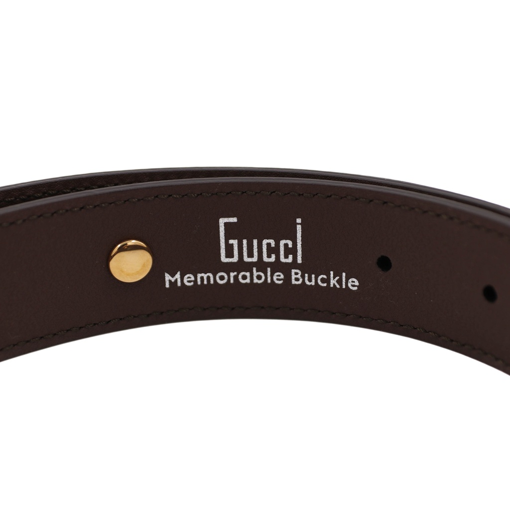 Gucci GG Supreme Star G Buckle Belt 710090 Size 75 30