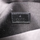 Gucci Horsebit Black/Grey GG Denim Slim Small Hobo Shoulder Bag 774719