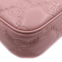 Gucci Gucci GG Matelassé Handbag Leather Pink 735049