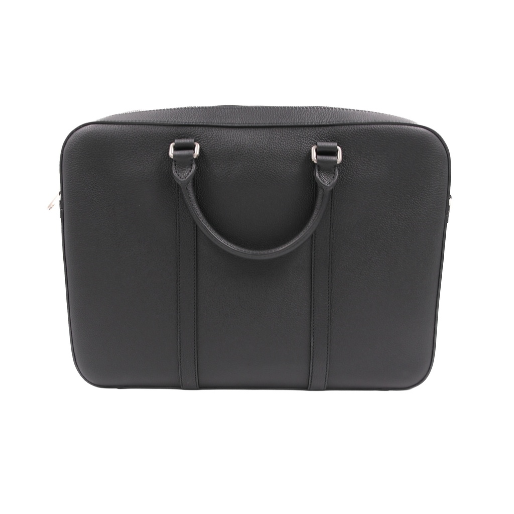 Gucci Leather Briefcase Shoulder Bag Crossbody Bag Handbag Black