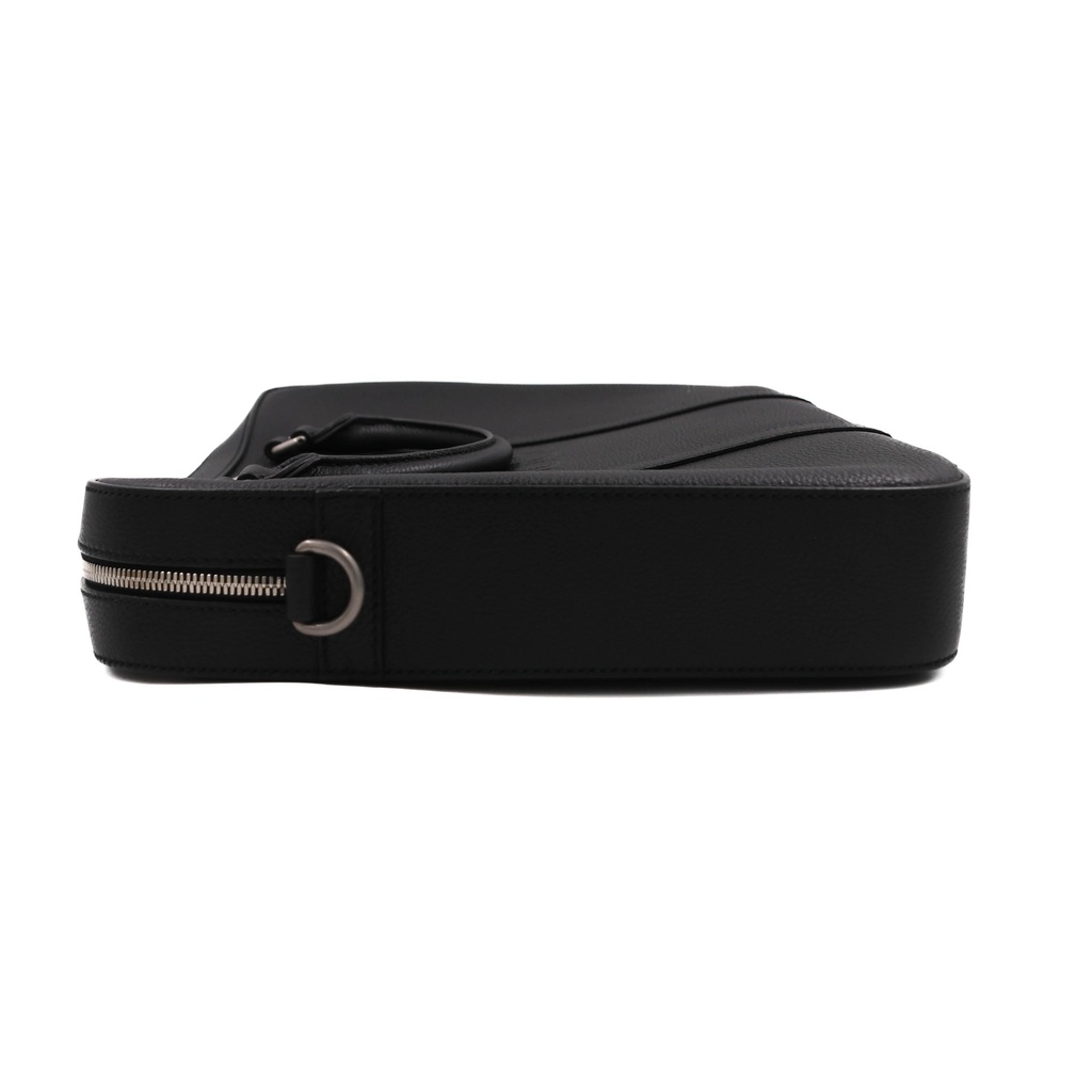 Gucci Leather Briefcase Shoulder Bag Crossbody Bag Handbag Black