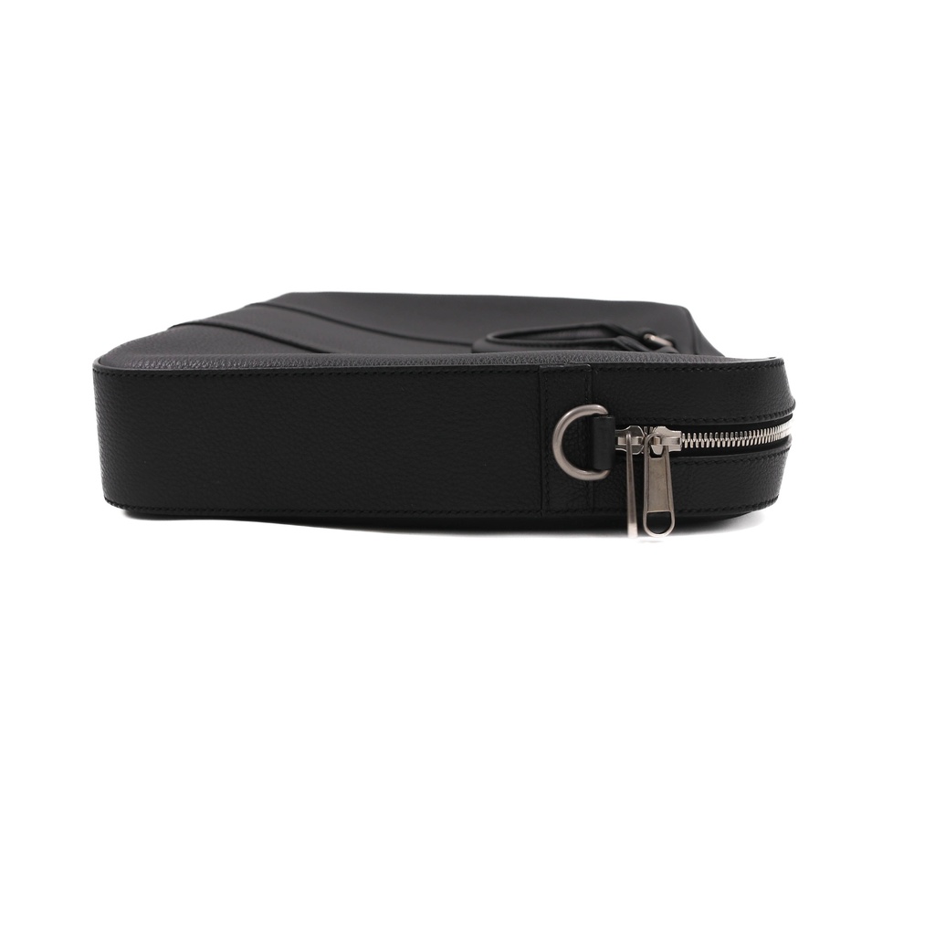 Gucci Leather Briefcase Shoulder Bag Crossbody Bag Handbag Black