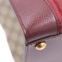 Gucci Large Tote Bag With Double G In GG Canvas Red