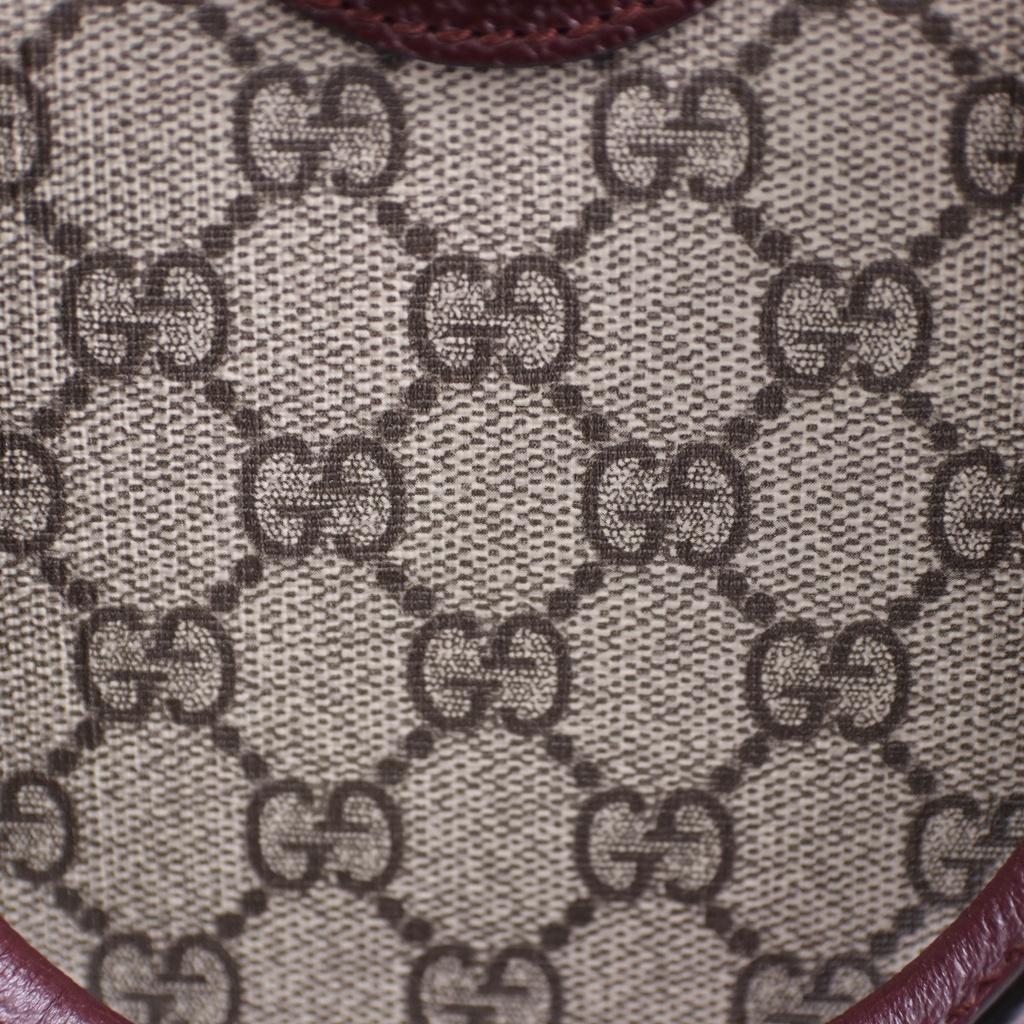 Gucci Large Tote Bag With Double G In GG Canvas Red