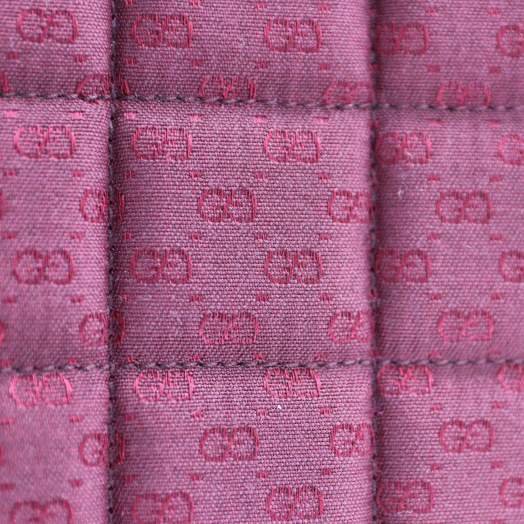 Gucci Large Tote Bag With Double G In GG Canvas Red