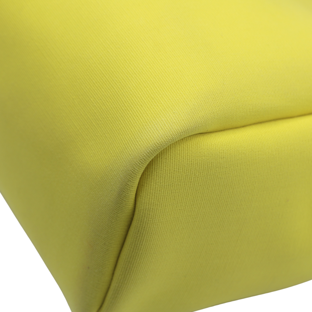 Hermes Herbag Zip Leather and Toile 31 Yellow