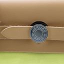 Hermes Herbag Zip Leather and Toile 31 Yellow