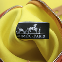 Hermes Herbag Zip Leather and Toile 31 Yellow