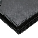 Prada Men's Black Saffiano Leather Bifold Wallet