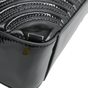 Gucci GG Marmont Small Patent Shoulder Bag Matelassé Black 443497