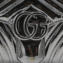 Gucci GG Marmont Small Patent Shoulder Bag Matelassé Black 443497