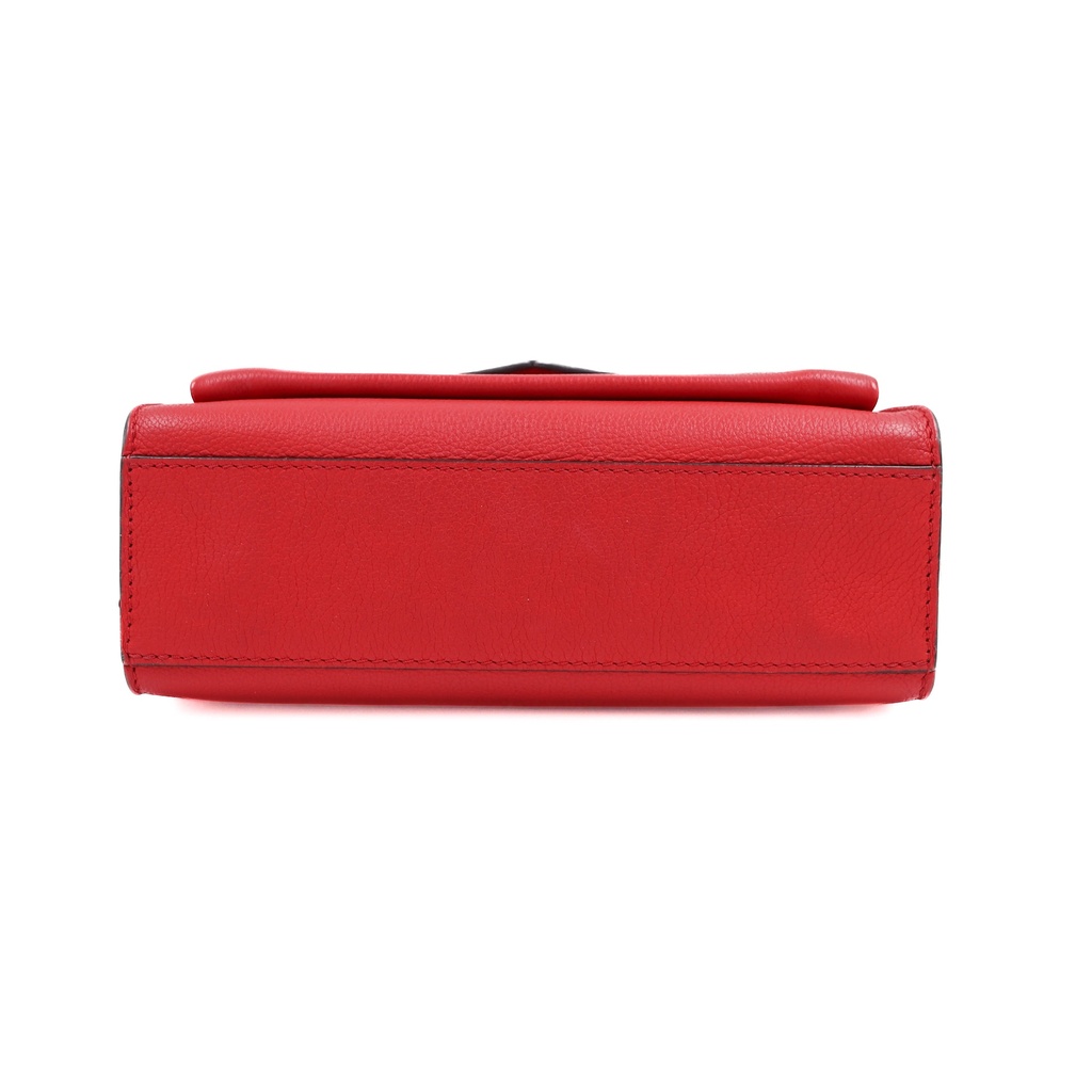 Louis Vuitton Soft Calfskin Mylockme Chain Bag BB Rubis