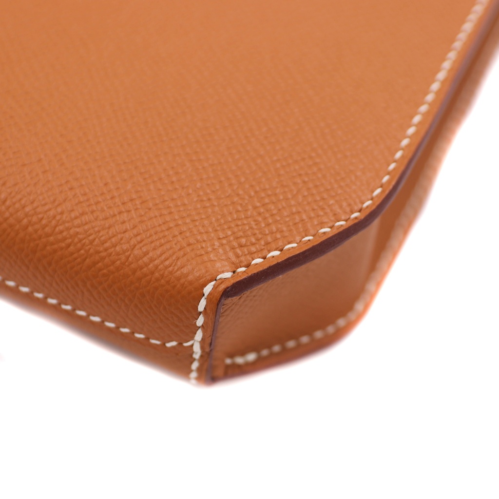 Hermès Kelly Depeches 25 Gold Togo Leather 