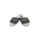 Christian Dior Dway Slide Cotton and White Multicolor Toile de Jouy Papillon Motit Size 36