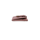 Prada Saffiano And Smooth Leather Card Holder Pink