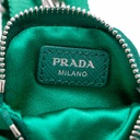 Prada Satin Crystal Re-Edition 2005 Green Shoulder Bag