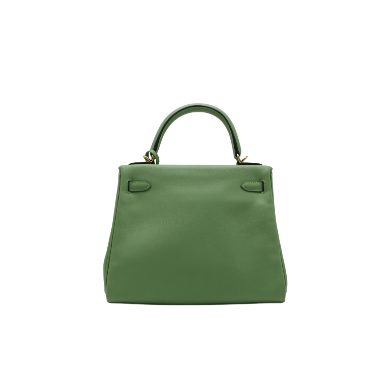 Hermes 25 Evercolor Kelly Retourne Vert Criquet Year 2024