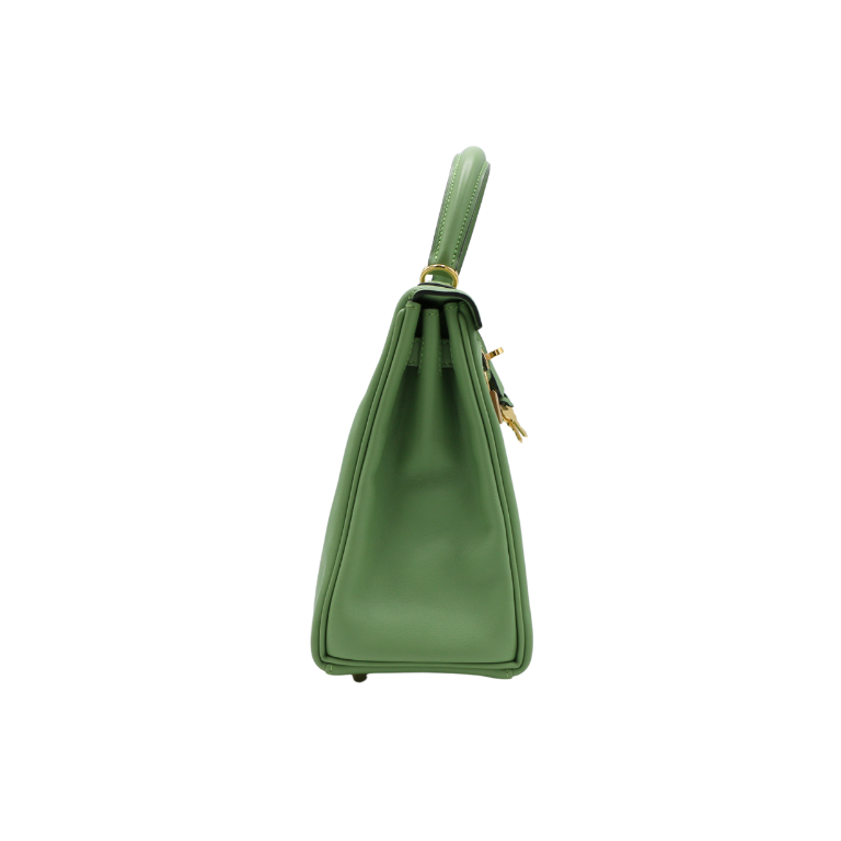 Hermes 25 Evercolor Kelly Retourne Vert Criquet Year 2024