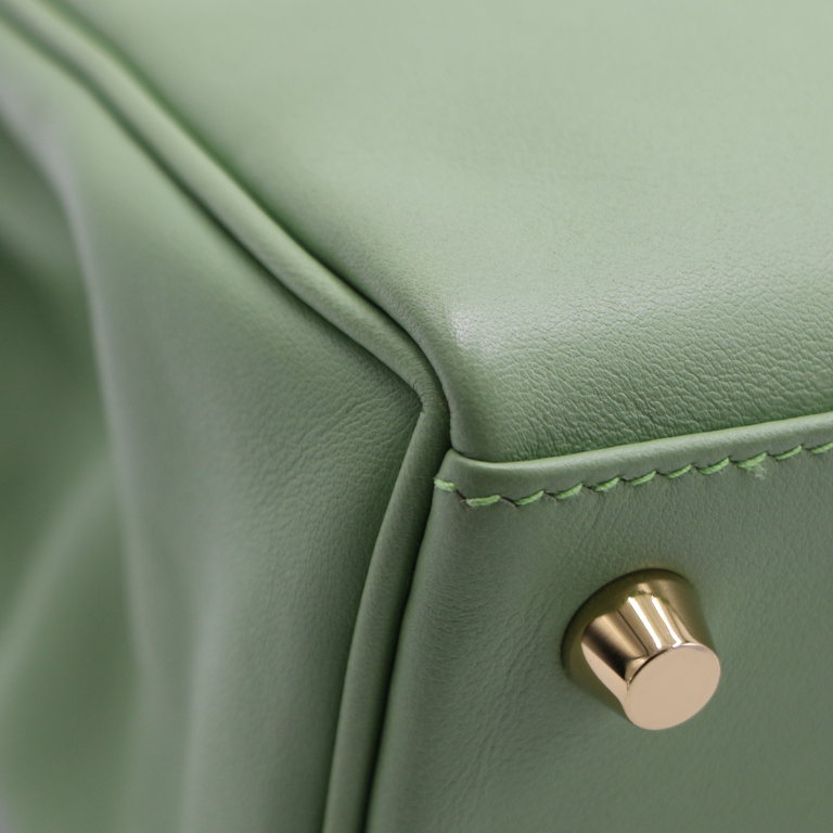 Hermes 25 Evercolor Kelly Retourne Vert Criquet Year 2024