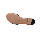 Christian Dior Dway Slide Embroidered Cotton and White Multicolor D-Floral Motif Size 39