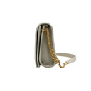 Saint Laurent Quilted White Leather Becky Shoulder Bag