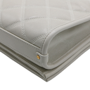 Saint Laurent Quilted White Leather Becky Shoulder Bag
