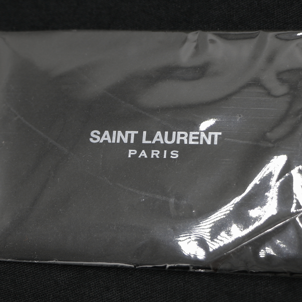 Saint Laurent Quilted White Leather Becky Shoulder Bag