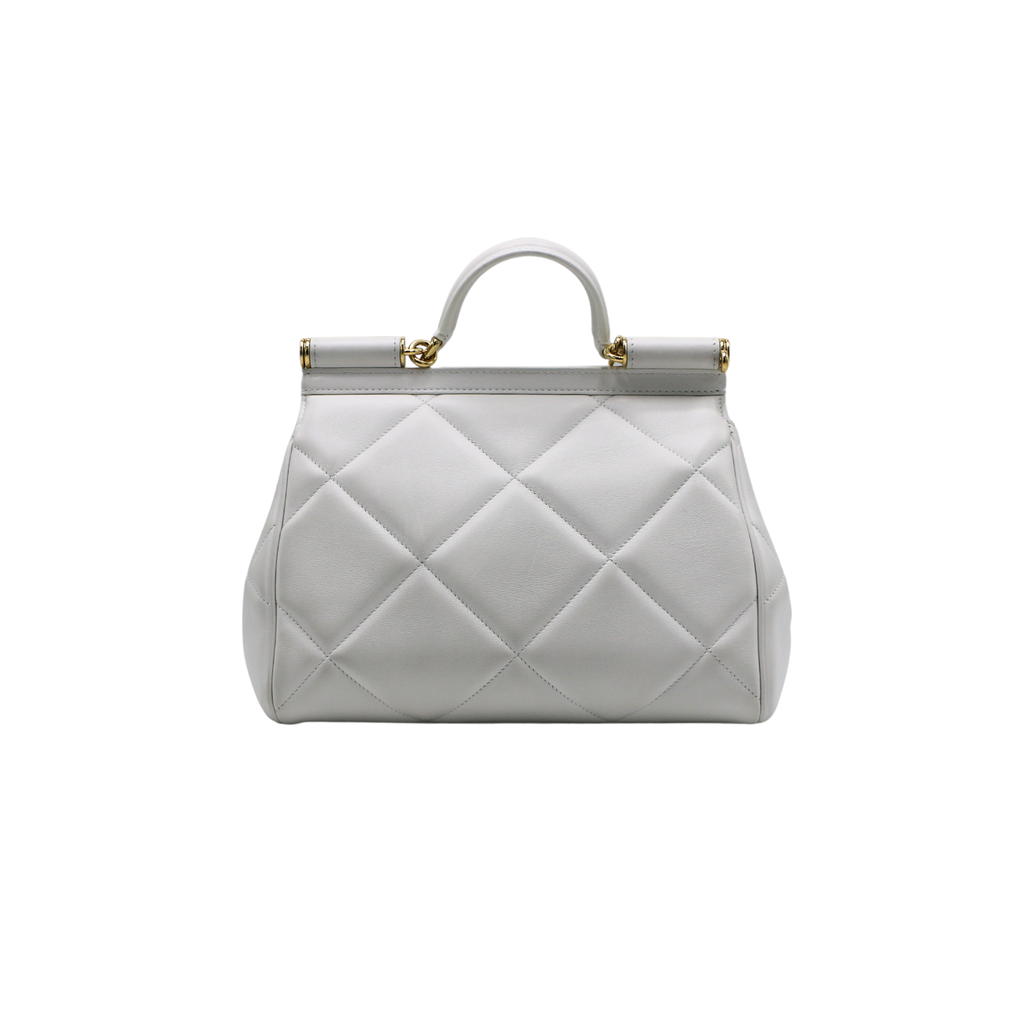 Dolce & Gabbana Medium Miss Sicily Bag White