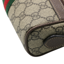 Gucci GG Supreme Monogram Web Mini Ophidia Shoulder Bag Brown